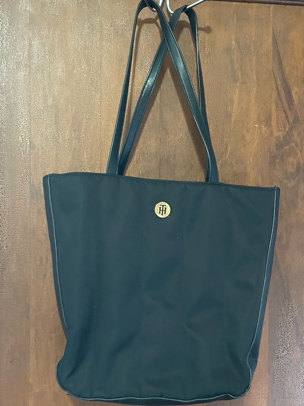 Tommy Hilfiger Classic Black Tote Bag.